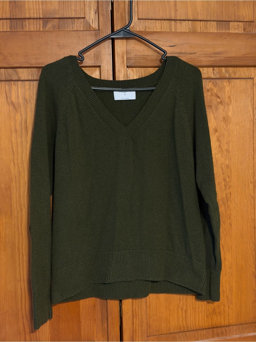 Old Navy Olive Green V-Neck Sweater